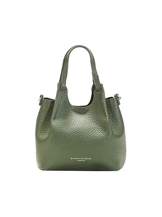 GIANNI CHIARINI | Ledertasche - Hobo Bag DUA Small | olive